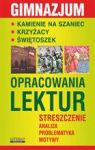 KAMIENIE NA SZANIEC KRZYŻACY ŚWIĘTOSZEK GIMNAZJUM OPRACOWANIA LEKTUR